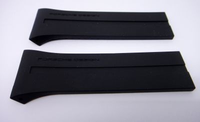 Porsche Design Watch Band Replacement Only - Black Rubber Strap